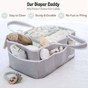 Organizador de Armario Colgante con 4 Cajones, Muestra Gratis, Organizador de Armario para Bebés, Organizador de Pañales, Cestas de Almacenamiento con Ranuras - Product Image 6