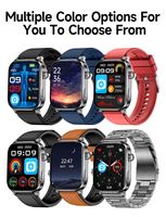 Jam Tangan Pintar F300 Fitness Layar IPS 2" Tahan Air IP68 Monitor Oksigen Darah dan Detak Jantung dengan Mode Multi-Olahraga untuk Wanita dan Pria