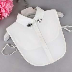 Strass perlen hemd mit Strass perlen im koreanischen Stil für Frauen, elegant mit einem blusen artigen Kragen mit spitzem Kragen - Product Image 4