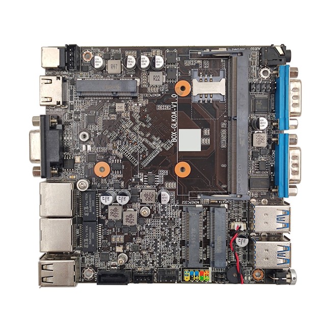 Good Quality Original Factory J4105 J4125 Dual LAN 2 COM Industrial Nano Computer Motherboards Nano ITX Motherboards