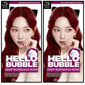 Mi-en-en-en-hellobolle profondo Bordo Rose 2 pz colorante Semi-permanente a base di erbe senza ammoniaca per uso domestico Shampoo scontato incluso - Product Image 1