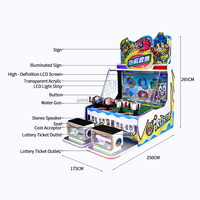 Machine de jeu de tir à l'eau, machine d'arcade de sauvetage en cas de crise, machine de rachat de tickets, machine de jeu interactive électrique parent-enfant