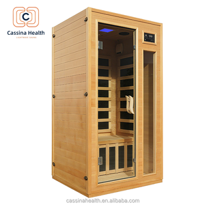 OEM Whosale Dry <strong>Sauna</strong> Solid Wood Hemlock Electric Modern 1-Person Indoor <strong>Sauna</strong> Room For Family Health Use - Product Image 2