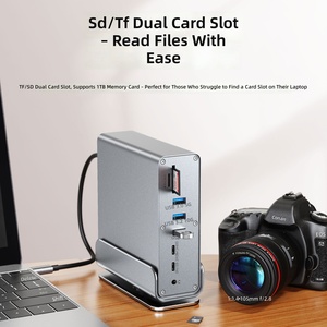 Rocketek <span class=keywords><strong>USB</strong></span> 3.0 16 en 1 Hub <span class=keywords><strong>USB</strong></span> C Multiport Adaptateur Hub 4K/60Hz PD 100W 1000Mbps SD/TF <span class=keywords><strong>Station</strong></span> d'accueil Hub <span class=keywords><strong>USB</strong></span> 3.0 - Product Image 5