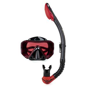 طقم قناع للغوص, طقم قناع من السيليكون للغوص مع درجة حرارة 150-600 ، مضاد للضباب ، لقصر البصر والجافة - Product Image 2