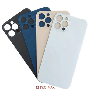 Remplacement de fenêtre arrière à grand trou pour <span class=keywords><strong>iPhone</strong></span> <span class=keywords><strong>12</strong></span> Mini <span class=keywords><strong>12</strong></span> <span class=keywords><strong>Pro</strong></span> <span class=keywords><strong>Max</strong></span> porte de couverture de batterie de panneau de verre arrière - Product Image 5