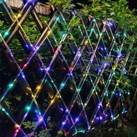 Solar LED Lichterketten Outdoor Wasserdichte Kupferdraht röhre Lichterketten für Garten Patio Yard Weihnachts feier Dekoration