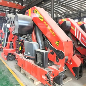 Grue de chantier montée sur camion Spk60002, capacité de levage de 20,6 tonnes, grue à flèche articulée pliable avec une hauteur de levage de 18 m - Product Image 1
