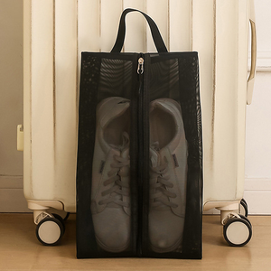 ถุงเก็บรองเท้าแบบพกพา ตาข่ายใสและดีไซน์เปิดกว้าง ที่จัดเก็บรองเท้า - Product Image 6