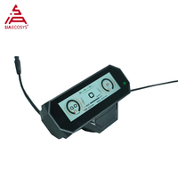 Layar Speedometer Dashboard Plastik TFT SiAECOSYS K80 untuk Sepeda Motor Listrik/Skuter dengan Film Instrumen dan CAN BUS