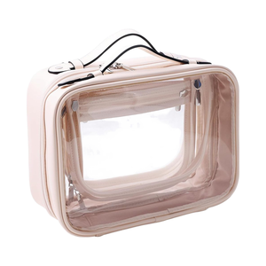 Trousse de toilette de voyage portable Offre Spéciale personnalisée Grande trousse <span class=keywords><strong>à</strong></span> cosmétiques transparente Trousse de maquillage pour femmes - Product Image 1