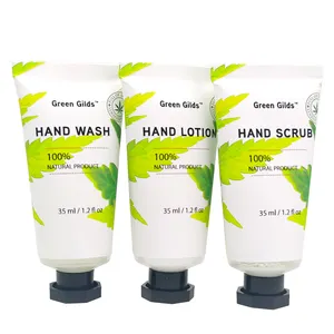 35ml Mini Cute Hand Wash Moisturizing Hand lotion Custom Hand Scrub Private Label Bath Gift Set