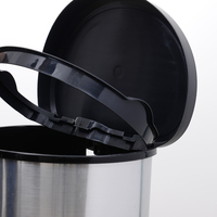 Poubelle en plastique avec pédale, vente en gros, 40l, livraison gratuite