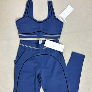 Groothandelsversies zonder merklogo's <span class=keywords><strong>fitness</strong></span> yoga kleding elastische tailleband yoga en sportkleding - Product Image 3