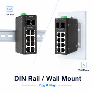 Switch de Red Gigabit Ethernet de Grado Industrial Hosecom, Fuerte Protección Contra Interferencias, Reconocimiento Automático Inteligente MDI/MDIX, Switch PoE - Product Image 6