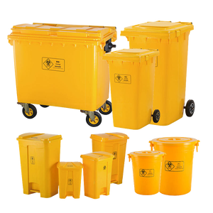 Nhựa tái chế chất thải Thùng rác kích thước lớn Thùng rác Wheelie Thùng rác có thể cho ngoài trời - Product Image 4