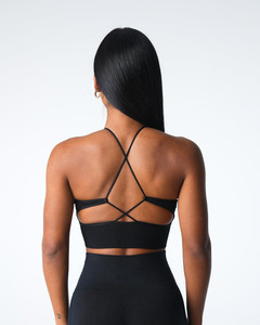 Tùy chỉnh của phụ nữ liền mạch Nylon nhanh chóng-khô <span class=keywords><strong>backless</strong></span> thể dục thể thao áo ngực với cao cổ áo dây kéo ly Top - Product Image 2