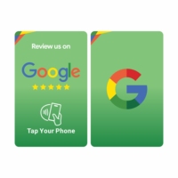 Tarjeta NFC sin Contacto para Reseñas de Google, Funciona con Todos los Teléfonos, Herramienta de Retroalimentación Reutilizable