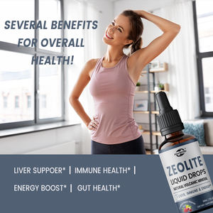 เซียไลต์แบบหยดสำหรับผู้ใหญ่และเด็ก ยี่ห้อไพรเวทเลเบล (OEM) ผลิตจากเซียไลต์คลินอปติโลไลต์ธรรมชาติบริสุทธิ์ ช่วยเสริมสร้างภูมิคุ้มกันและพลังงาน - Product Image 3