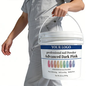 Polvo Acrílico para <span class=keywords><strong>Uñas</strong></span> de Alta Calidad, Venta al por Mayor en Frascos, Color Rosa Bebé, Suave como la Mantequilla, para <span class=keywords><strong>Uñas</strong></span> Acrílicas - Product Image 3