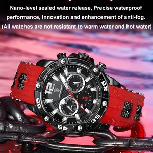 Reloj Casual para Hombre POEDAGAR, Reloj de Pulsera de Lujo a Prueba de Agua con Cronógrafo Luminoso y Fecha, Relojes de Cuarzo para Hombre de Alta Calidad - Product Image 3
