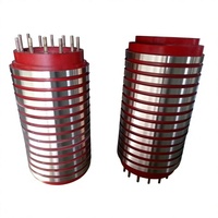 Support de balais de charbon à anneau collecteur intégré pour pièces de moteur haute tension de grue de récupération