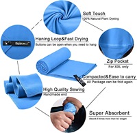 2025 personnalisé couleur unie 200gsm pliable imprimé microfibre daim tissu serviette de plage avec bande élastique