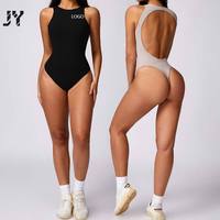 JY Supply hoogwaardige zachte, eendelige, mouwloze workout-, gym- en fitnesskleding, yogajumpers voor dames met buikcontrole