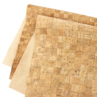 INFOCORK Personnalisable Portugal Bamboo-Carré Vintage Tissu de liège épais-Support T/C Remplaçable | Fabricant Direct