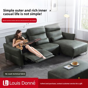 <span class=keywords><strong>2021</strong></span> <span class=keywords><strong>moderne</strong></span> Simple en forme de L canapé petit <span class=keywords><strong>salon</strong></span> coin trois preuves sans lavage lumière luxe Internet célébrité nouveau modèle éponge - Product Image 2