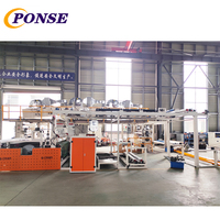 Machine automatique de laminage à chaud par fusion de tissu éponge pour tapis de voiture