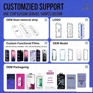 Manufacturer Custom High Quality Automatic Alignment DustProof Tempered Glass Screen Protector for iPhone 18 Pro Max <b>Magic</b> <b>Box</b> - Product Image 2