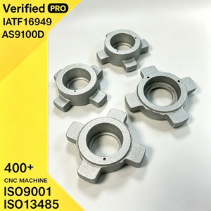 Anillo de Bloqueo Radial Mecanizado a Medida con Cuatro Orificios, Base de Soporte Fundida con Precisión, Anillo de Bloqueo Acanalado de Aluminio para Automoción - Product Image 1