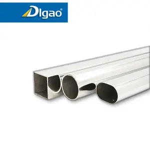 Iron Pipe Galvanized Iron Tube For Chair Hollow Metal Pipe Furniture Round Square Oval Iron Tube