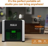 Wainlux laser graveur k6 marque imprimante cutter bois CNC mini laser machine de gravure bricolage bois plastique bamb travail du bois plastique
