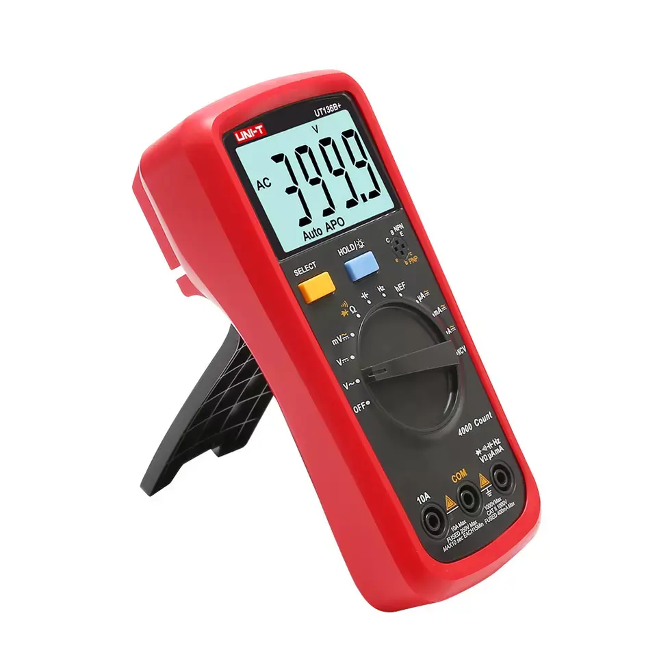 UNI-T UT136B+ digital tester professional multimeter Measures up to 1000V and 10A AC/DC Voltage and Current