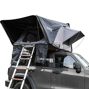 Nouvelle tente de toit rigide pour voiture, imperméable, rouge, pour le camping, les voyages, abri pliable carré pour garage, 2 personnes - Product Image 3