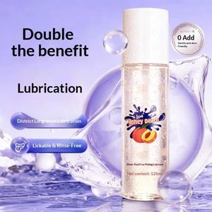 <span class=keywords><strong>Lubricante</strong></span> Tópico para Adultos <span class=keywords><strong>con</strong></span> <span class=keywords><strong>Sabor</strong></span> a Durazno, Refrescante, Sin Enjuague, Sensación Helada, 120 ml, para Uso Personal en Parejas, Precio de Fábrica - Product Image 1