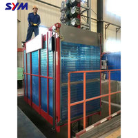 Monte-charge à double cage pour passagers GJJ SC200/200 pour la construction