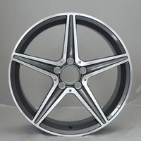 Jantes en alliage Look Star Spoke 17 18 19 pouces 5x112 pour berlines compactes, berlines de luxe, SUV, GLA, Classe A, Classe C, Classe E