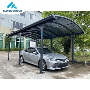 <span class=keywords><strong>Abri</strong></span> <span class=keywords><strong>de</strong></span> voiture en aluminium à toit arqué en polycarbonate, à bras fixe, pour parking et garage, vente en gros usine - Product Image 1