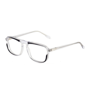 Montures <span class=keywords><strong>de</strong></span> lunettes en acétate faites à la main <span class=keywords><strong>de</strong></span> qualité supérieure, anti-lumière bleue, lunettes optiques, montures <span class=keywords><strong>de</strong></span> lunettes pour hommes et femmes - Product Image 3