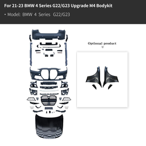 Kit Carrozzeria Modificato per <span class=keywords><strong>BMW</strong></span> Serie 4 F32 F33 F36 G22 G23 G26, Aggiornamento M4 Senza Danni, Paraurti Incluso - Product Image 5