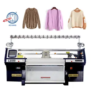 Máquina de tricô sem costura computadorizada de alta velocidade para suéter e roupa íntima, sistema de 2 3 preços confiáveis