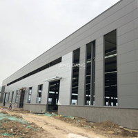Hangar industriel préfabriqué et personnalisé, résistant au vent, pour atelier, hangar à volailles, bâtiment à structure métallique