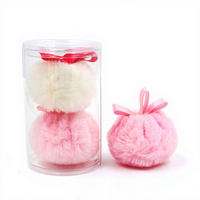 Houppette de Maquillage Professionnelle en Velours, Applicateur de Fond de Teint Doux et Moelleux, Grande Houppette en Coton pour Visage et Corps, Vente en Gros Marque Privée