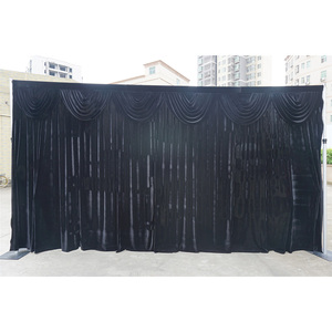 Soporte de aluminio para telón de fondo de eventos de instalación rápida, kit de tubos y cortinas ajustables - Product Image 6