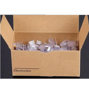 <b>Rj45</b> Non Shielded Cat5e 8P8C Network Connector Ethernet Plug For <b>Cable</b> Wiring Electronics Box Pack - Product Image 1