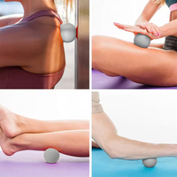 Tragbarer Hautfreundlicher Flexibilitätssteigernder Silikon-Massage-Faszienball für Erholung und Entspannung