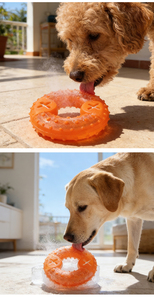 Juguete para Perros de TPR con Forma de Anillo de Hielo, Directo de Fábrica, Seguro, No Tóxico, Interactivo, Alivia la Ansiedad - Product Image 3